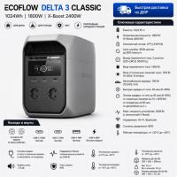 Портативная электростанция EcoFlow DELTA 3 1800Вт (1024 Втч) в Харцызске