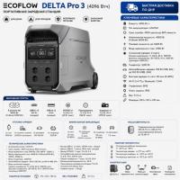 Портативная электростанция EcoFlow DELTA Pro 3 (4096 Втч) в Харцызске