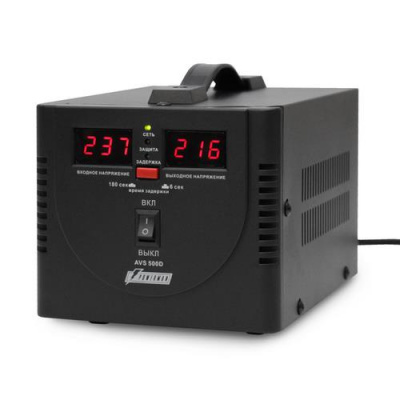 Стабилизатор напряжения PowerMan AVS 500D Black в Харцызске