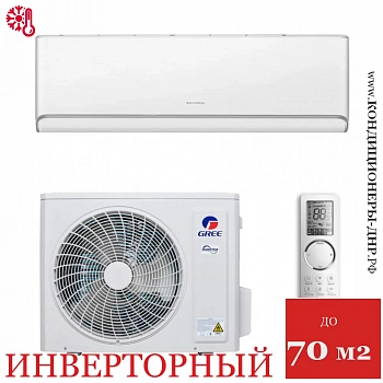 Кондиционер Gree GWH24AVEXF-K6DNA1A Airy Inverter белый в Харцызске